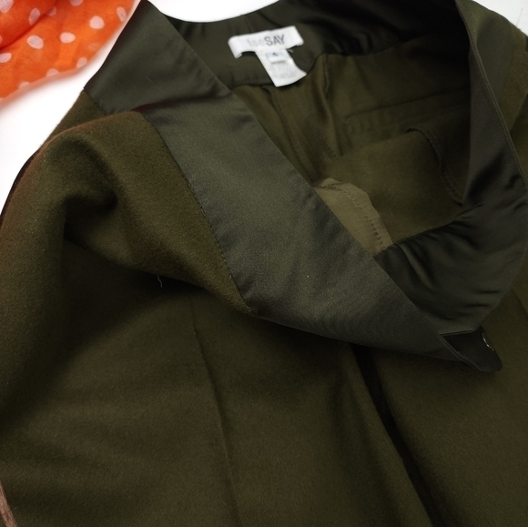 TSE Cashmere Wool Blend Wide Leg Flare Pants Sz 4 - Picture 8 of 11